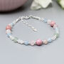 Healthy Pregnancy Gemstone Bracelet, Sterling Silver, thumbnail 1 of 3