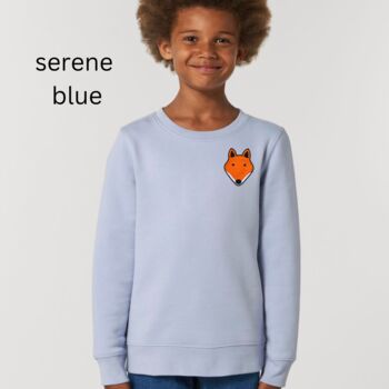 Childrens Eco Friendly Fox Sweatshirt, 11 of 12
