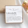 Unbreakable Bracelet – Encouragement Gift For Her, thumbnail 1 of 5