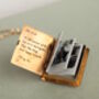 Personalised Family Album Floral Locket Keyring, thumbnail 10 of 11