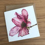 Bumble Bees And Floral Blank Botanical Art Cards, thumbnail 5 of 6