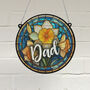 Dad Stained Glass Effect Suncatcher, thumbnail 1 of 6