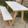 Birchwood Ply Desk/Table/Console Table With Bench, thumbnail 2 of 10