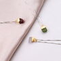 Raw Birthstone Necklace, thumbnail 1 of 6