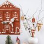 Wall Advent Calendar Gingerbread House, thumbnail 3 of 4