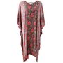 'Paloma' Pink And Grey Exotic Floral Kaftan, thumbnail 6 of 6