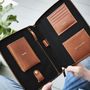 Personalised Leather iPad Travel Organiser, thumbnail 4 of 12