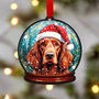 Red Setter Dog Tree Decoration, thumbnail 2 of 2