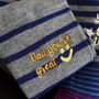 Personalised Name Fun Socks Gift Set For Dad, thumbnail 4 of 6