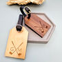 Personalised Wooden Golf Club Bag Tag, Golf Gift, thumbnail 3 of 5