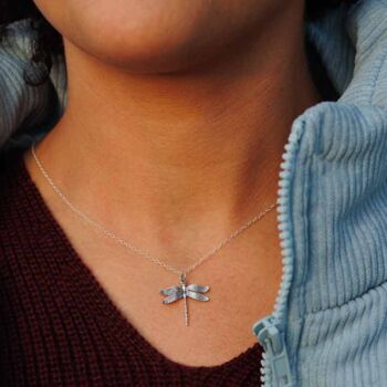 Dragonfly Charm Necklace, 2 of 3