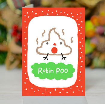'Robin POO' Christmas Card, 2 of 2