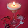 Vegan Handmade Scented Pornstar Martini Cocktail Candle, thumbnail 2 of 10