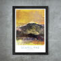 Scafell Pike Poster Print Three Peaks Challenge, thumbnail 1 of 3