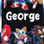 Sonic The Hedgehog Personalised Kids Drawstring, thumbnail 6 of 7