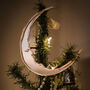 Crescent Moon Christmas Tree Topper, thumbnail 2 of 6
