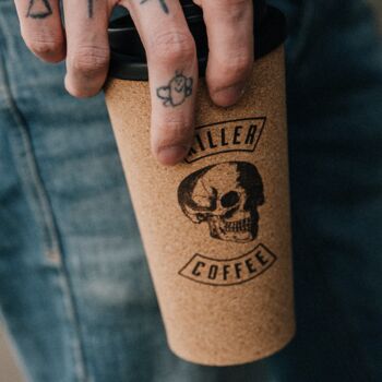 Reusable Cork Killer Coffee Cup, 5 of 5