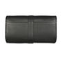 'Henson' Men's Roll Hanging Leather Wash Bag In Black, thumbnail 7 of 9