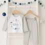 Personalised Kids Christmas Pyjamas Winter Animals, thumbnail 2 of 3