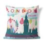 London, England Travel Themed Cushion, thumbnail 2 of 2