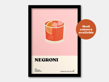 Negroni Cocktail Print, 7 of 7