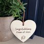 Congratulations Class Of 2024 Wooden Heart Sign, thumbnail 2 of 3