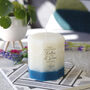 Recycled Wax Octagon Engagement Scented Candle, thumbnail 5 of 5