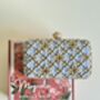 Jordan Periwinkle Embroidered Purse In A Gift Box, thumbnail 3 of 7