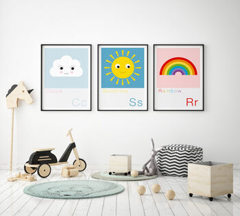 R Is For Rainbow Children's Alphabet Print, 2 of 3
