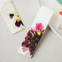 Leather Bookmark With Dried Pressed Flowers, thumbnail 3 of 6