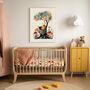 Little Rabbit Reading Nursery Art Print, thumbnail 3 of 4