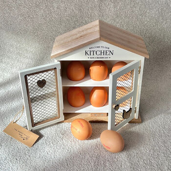 Country Kitchen Egg Rack And Egg Cupboard, 2 of 10