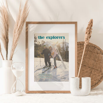 The Explorers Personalised Travel Memories Photo Print, 4 of 8