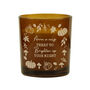 Personalised Pumpkin Pumpkins Amber Glass Candle, thumbnail 5 of 5