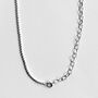 Sterling Silver Long Layer Interwoven Chain, thumbnail 10 of 10