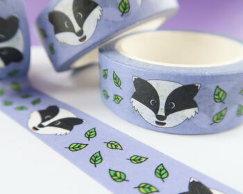 Cute Badger Washi Tape Paper Tape, 2 of 3