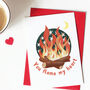 Campfire Valentine Or Anniversary Card, thumbnail 1 of 2