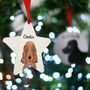 Cocker Spaniel Christmas Dog Decoration Personalised, thumbnail 1 of 12