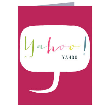Mini Yahoo Greetings Card, 2 of 5