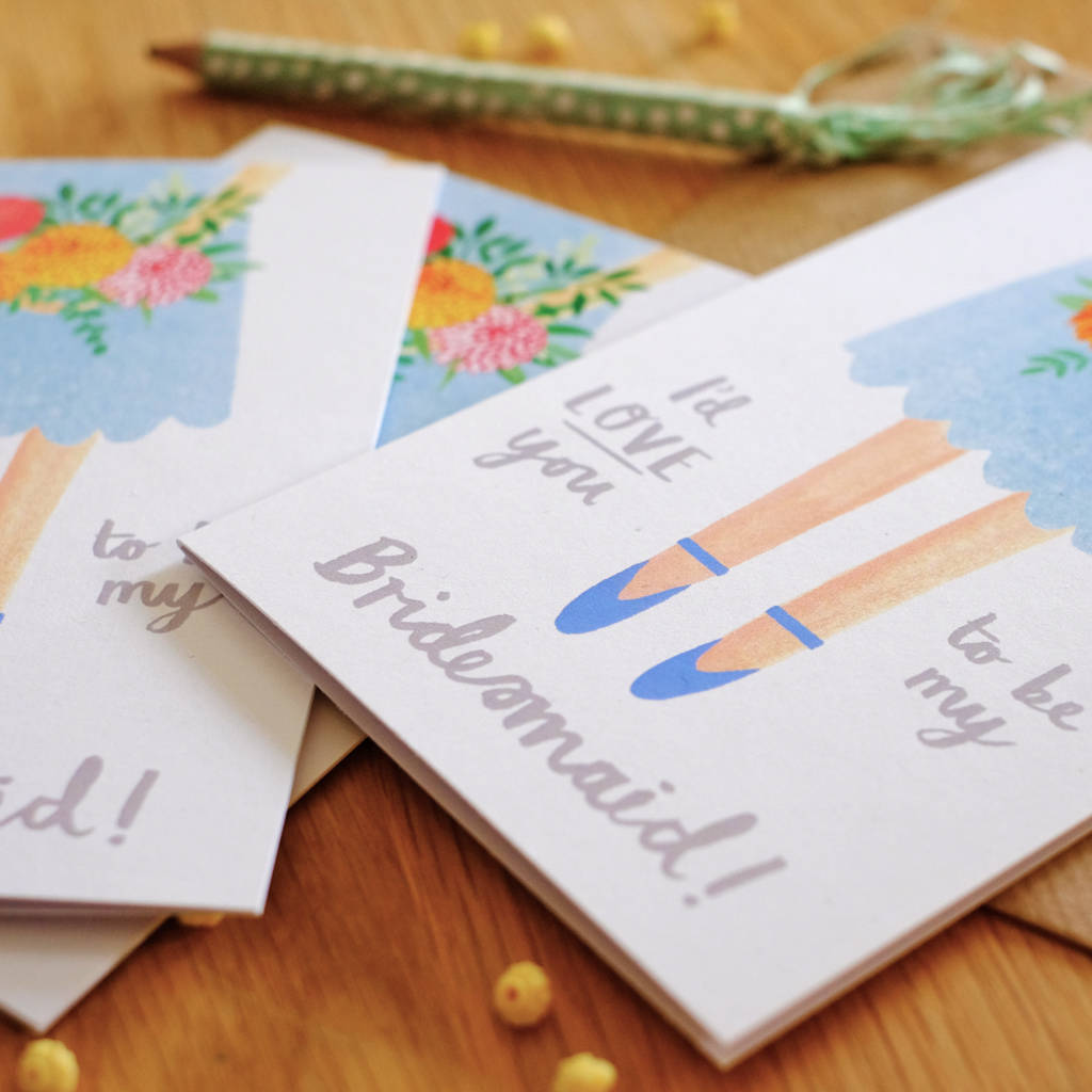 Will You Be My Bridesmaid Card Proposal By Stephanie Cole