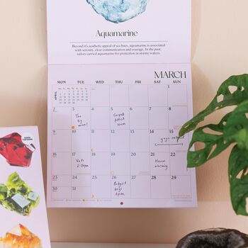2026 Wall Calendar | Crystals, 4 of 7