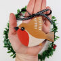 British Birds Christmas Tree Decorations, thumbnail 6 of 7