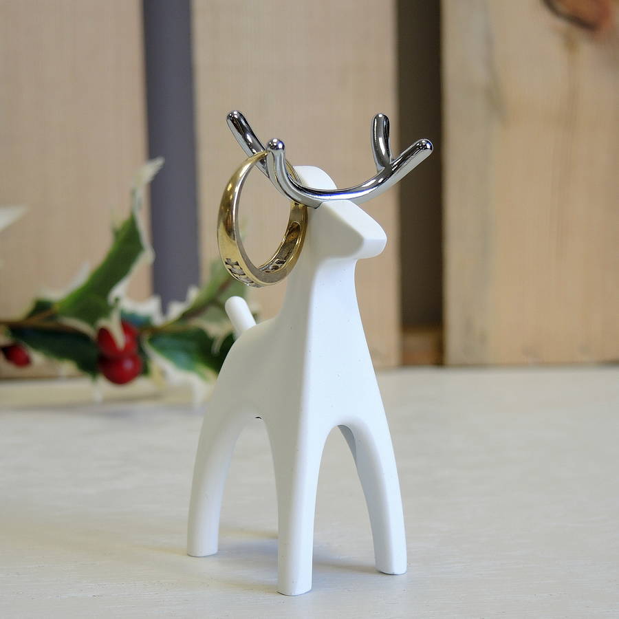 reindeer ring holder by the alphabet gift shop reindeer ring holder by the alphabet gift shop