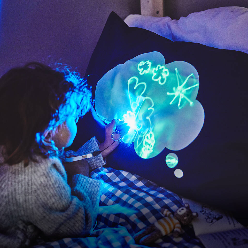 Interactive Glow In The Dark Dream Cloud Pillowcase, 1 of 10