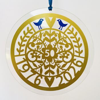 Golden Wedding Anniversary Keepsake, 4 of 9