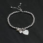 Personalised Sterling Silver Ball Slider Bracelet, thumbnail 3 of 9