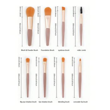 Personalised Travel Makeup Brush Set, 4 of 4