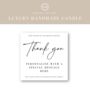 Thank You Gift Personalised Scented Soy Candle, thumbnail 4 of 4