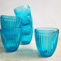 Decorative Glass Tumbler – Aqua, Green, Purple Or Grey, thumbnail 2 of 9