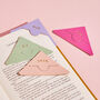 Personalised Leather Corner Bookmark, thumbnail 5 of 9